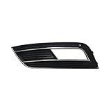 Antiniebla cubierta parrilla Panel Embellecedor De Rejilla Parachoques Antiniebla Delantero Cromado 8KD807681B 8KD807682B Para Audi A4 Para Quattro B8 B9 2013-2016 Rejilla antiniebla coche (Color : R