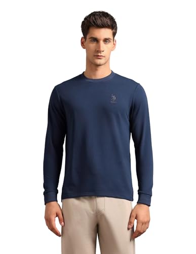 Image of U.S. Polo ASSN. Men's OEE14 Comfort Fit Solid Lounge T-Shirt
