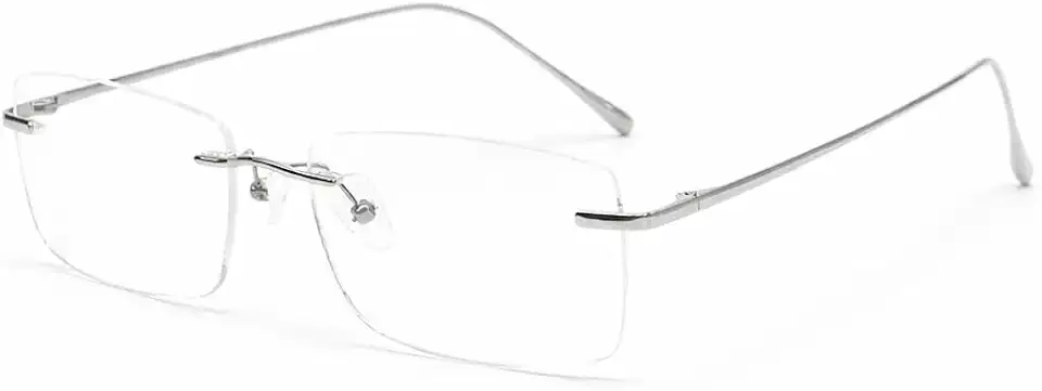 Armação de Óculos Sem Aro em Alumínio – Lentes Sem Grau – Leve e Resistente – LukeSports
