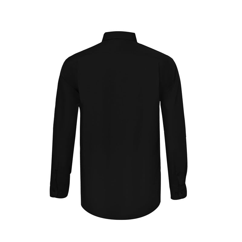 PASHARTUK Wrinkle Free Regular Fit Mens Button Down Shirts Long Sleeve Dress Shirts for Men4