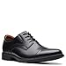 Clarks Men's Whiddon Cap Oxford, Black Leather, 8.5 Wide