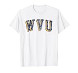 West Virginia Mountaineers Retro Arch Logo T-Shirt Small