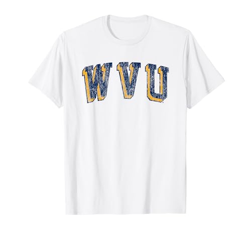 West Virginia Mountaineers Retro Arch Logo T-Shirt Small