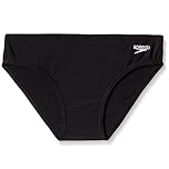 Speedo Men's Eco Endurance+ 7cm Swimming Briefs| Chlorine Resistant | Recycled Fabric | Swim Fitness | Training Swimwear Black