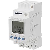 ORNO PRE-433 Timer Digitale Per Guida Din 52 Programmi