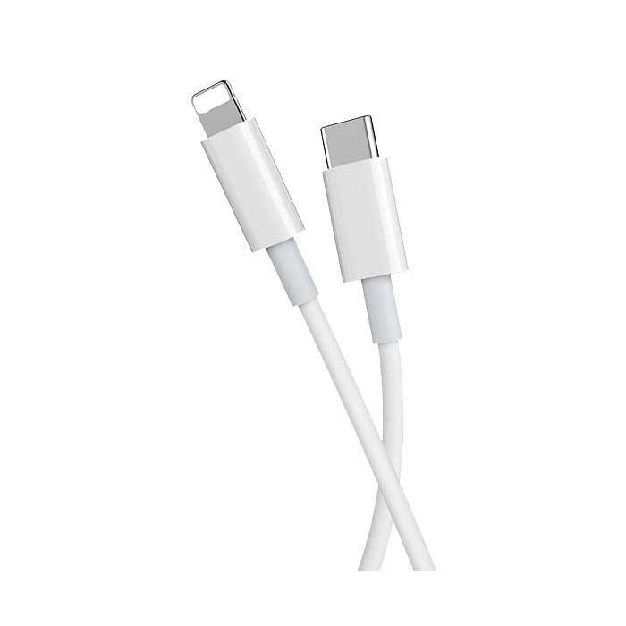 Image of 20 Watt Fast Charging USB Type C Cable To Lightening Cable For iPhone 14 Pro, 14, 14 Plus, 14 Pro Max,White