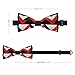 SVEFDOC Men's Boys Pre-Tied Bow Tie for Party, Festivals, Graduation, Fashion 80S 90S Style Geometric Stripes Art Creative Cravat Necktie