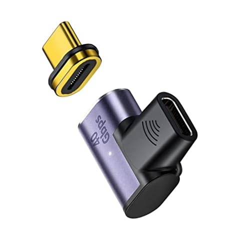 Adaptador USB C magnético CY de chenyang con potencia de 100W y 40Gbps Cover