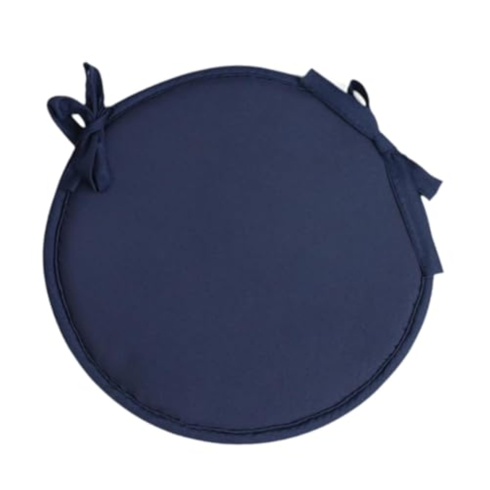 Navy Round Meditation Cushion, Soft & Comfortable