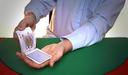 Svengali Deck Trickkarten-Spiel mit Deutscher Anleitung | Zauberkarten inkl. 10 Tricks | Magic Deck, Kartenspiel zum Zaubern, Gezinkte Karten, Zauber-Spielkarten für Erwachsene