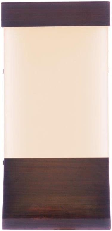 Craftmade Vault 12" Outdoor LED Wall Lantern, Aged Bronze Brushed, Wet Rated, ZA5804-ABZ-LED