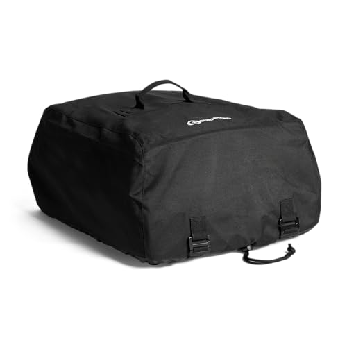 BURNHARD® Transport-Tasche für Tony Gas-Pizzaofen, UV-beständige Abdeckung, wetterbeständig, wasserabweisend, mit Tragegriffen und Gasschlauch-Fixierung