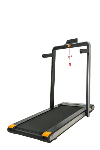 Image of 2 in 1 Under Desk Treadmill, 2.5HP Folding Electric Treadmill Walking Jogging Machine for Home Office with Remote Control