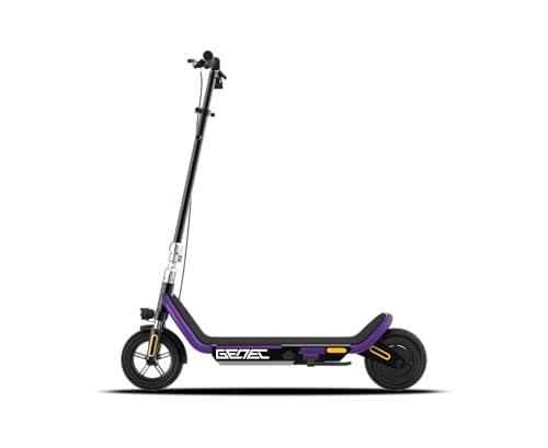 Image of GENEL Scoot Electric Scooter: Max Speed 25 Km /H, Range 30 Km, Fold and Carry Design, LED Lightweight, 125 Kg Capacity, Teal, Adult