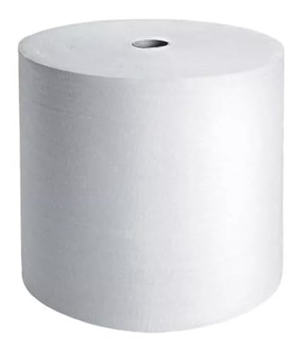 Rolo Bobina Pano Perfex branco Multiuso 28cmx300m Metros Limpeza 800 folhas