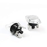 New Lon0167 2 x 125C Manual Reset Thermostat NC Temperature Switch 250V 10A(2 x 125C Thermostat zur manuellen Rückstellung NC-Temperaturschalter 220V 10A