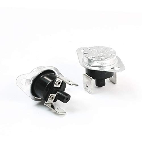 New Lon0167 2 x 125C Manual Reset Thermostat NC Temperature Switch 250V 10A(2 x 125C Thermostat zur manuellen Rückstellung NC-Temperaturschalter 220V 10A