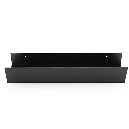 Étagère de douche murale en aluminium de 50 cm anti-rouille noire