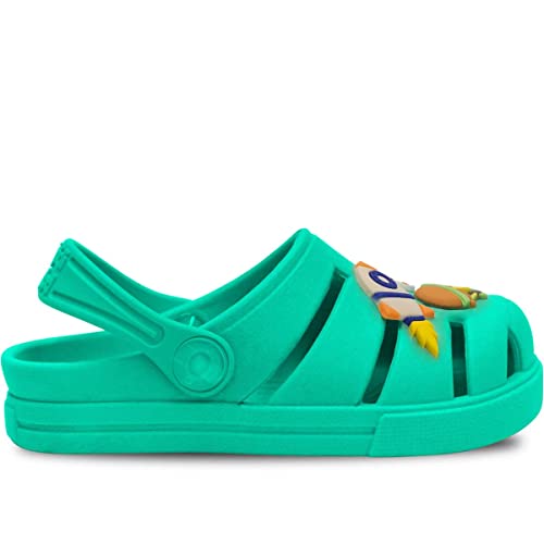 Babuche Infantil Masculino Sandália Nº 21 ao 28 Criança Leve Macio 12.63 (Verde, br_footwear_size_sy
