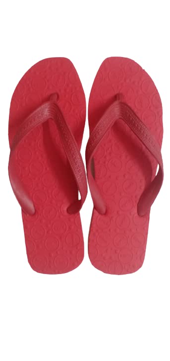 GenericPerfect Products, Comfortable Casual Slippers & Flip Flops for Unisex | Rounded | Size: 8,9,10 (Color: Red, Green, Blue)