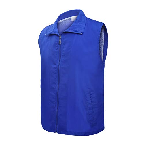 TopTie Supermarket Volunteer Activity Vest Full Zipper Uniform Vest2