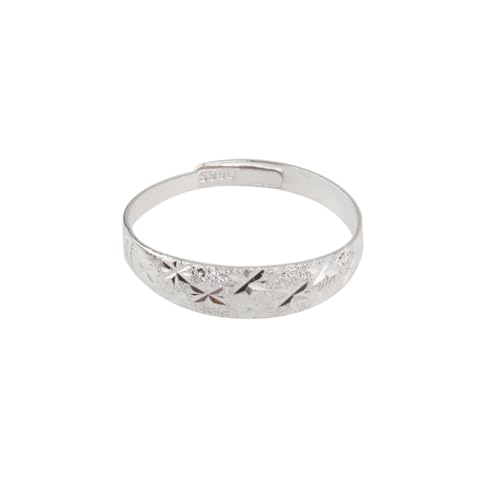 Bague Feng Shui en argent sterling et zircone ajustable pour femme