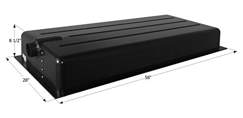 ICON Holding Tank Center End Drain HT176BED, w/ 3 in Spigot & 4 Level Sensors