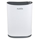 Purafide XP280 | 2-Year Filter Life | H13 HEPA Filter Air Purifier for 850 Sq Ft Coverage. Home, Bedroom, Allergies, Pets, Dust | US Veteran Owned & Operated - White, 1-Pack
