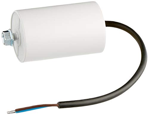 Miflex, condensatore di avviamento per motore, 30 µF, 450 V, 50 x 78 mm, cavo di collegamento M8