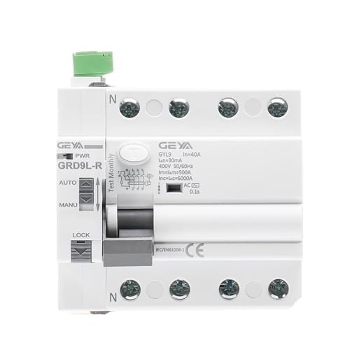 Control remoto RS485 en interruptor diferencial inteligente autorearmable 4P