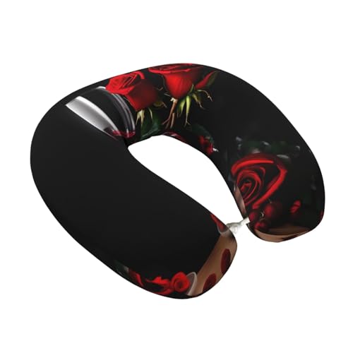 Almohada de espuma viscoelástica cervical negra miniatura 2