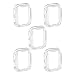 Produktbild Hemobllo 5PCS TPU aushöhlen Uhrengehäuse transparent kompatibel für Apple Watch 4 44mm