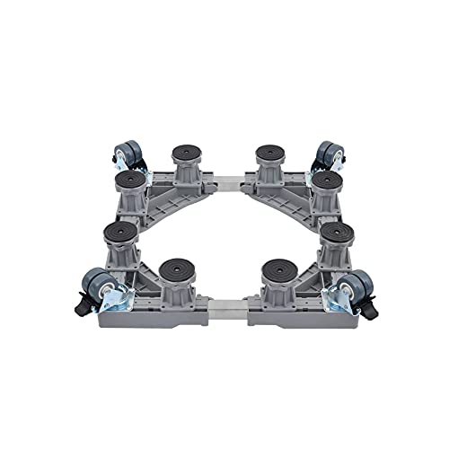 Base Lavadora, Base de Soporte para Lavadora, Ajustable, para frigorífico, con Carrito Pesado y móvil, Longitud/Ancho 47 70 cm