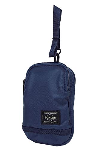 ポーター フラッシュ ショルダーバッグ スマホポーチ スマホ高さ15.8cm迄収納可 (ネイビー/NV)