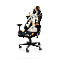 Dowinx Gaming stoel, bureaustoel met hoge belastbaarheid, PU-leer, gamestoel met 4D armleuningen