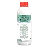 Plantawa Fertilizante Algas Marinas Líquido 1 Litro | Abono orgánico para plantas, Extracto de Ascophyllum Nodosum 100% Ecológico. Potenciador de Crecimiento, Enraizante, Micorrizas.