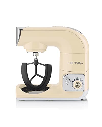ETA Küchenmaschine im Retro Ganzmetall-Design STORIO - 1200W, Planeten-Rührwerk, Edelstahlschüssel 5.5l, Beige – Bild 7