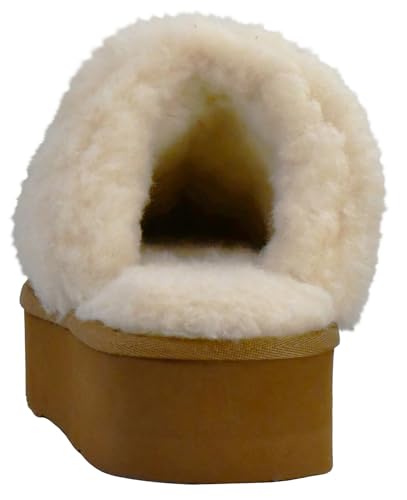 Image of BEARPAW Women's Retro Loki Slippers | Cozy Indoor & Outdoor Shoes, Warm Wool Blend Lining, Lightweight EVA Outsole, Indoor & Outdoor Comfort