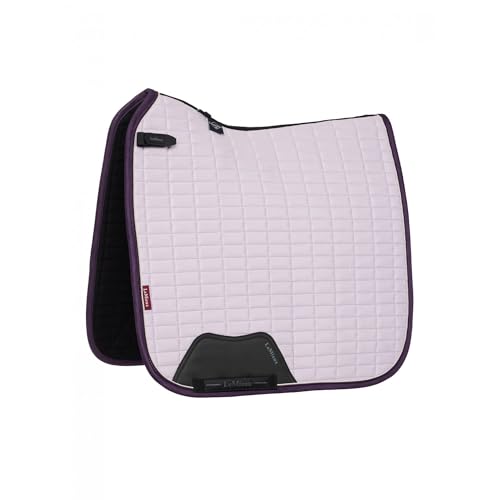 Tapis de dressage LeMieux daim violet en tissu luxueux et durable