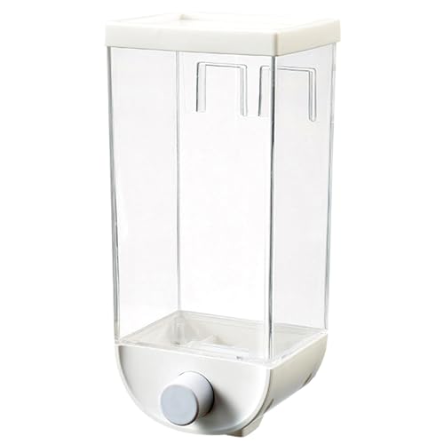 TFixol Dispensador de alimentos secos de 1500 ml, organizador de almacenamiento de cocina para cereales, mezcla de frutos secos, caramelos, granola, frijoles, arroz, pasta, ahorra espacio, fácil de