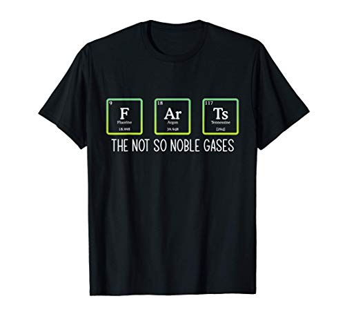 Fart Science Periodic Pun Table Elements Farts Farting Gifts T-Shirt