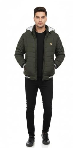 Image of Quark Export Quality Reversible Puffer Jacket in GLD Material best for Winterwear /Hiking /Biking /Camping /Mountaineering /Racing /Climbing /Tracking(Control Temperature up to 3 Degree Celsius.)(3C)