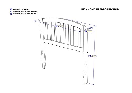 Afi Richmond Headboard, Twin, Espresso #TOP2