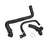 PARSLUCK 3Pcs Upper Radiator Hose and Y-Connector with Lower Coolant Pipe Set for Ford F150 5.0L 2011-2020 Replace No.DR3Z8566A/CL3Z8260A/BL3Z8C350A Hose Assembly