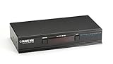 Black Box KVM Switch Single-Head DVI-D Dual-Link USB True Emulation AUD 4PT