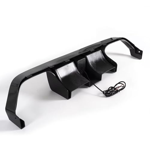 Spoiler de pare-chocs arrière pour BMW M3 M4 look carbone avec clignotant - 5