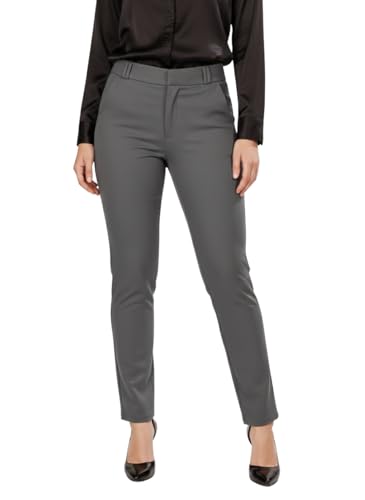 Image of modny Formal Trousers for Women Premium Polycotton, Regular Fit, Straight Pant for Girls | Ideal for Office, College & Professional Wear