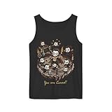 Danhausen and the Minis Tank Top You are Cursed Pro Wrestling Tank Top for Man Woman Black
