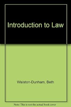 Paperback Introduction to Law Book