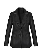 Black Faux Leather Coat